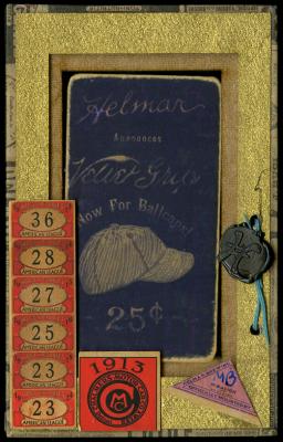 Picture, Helmar Brewing, T206-Helmar Card # 438, Walter JOHNSON (HOF), Hand, ball in mitt, Washington Senators